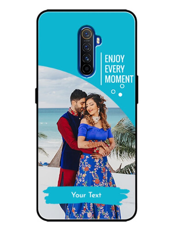 Custom Realme X2 Pro Custom Glass Mobile Case  - Happy Moment Design