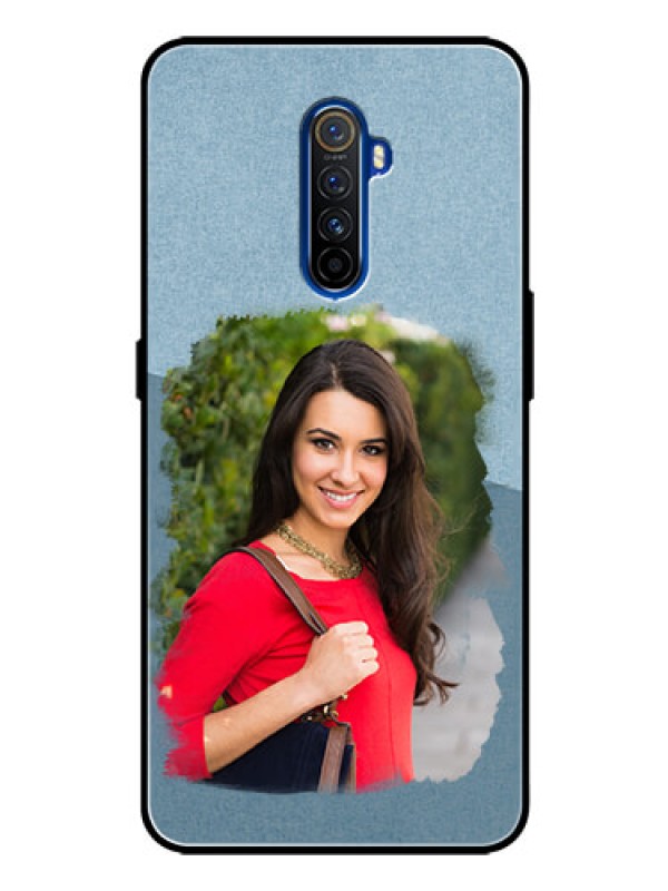 Custom Realme X2 Pro Custom Glass Mobile Case  - Grunge Line Art Design