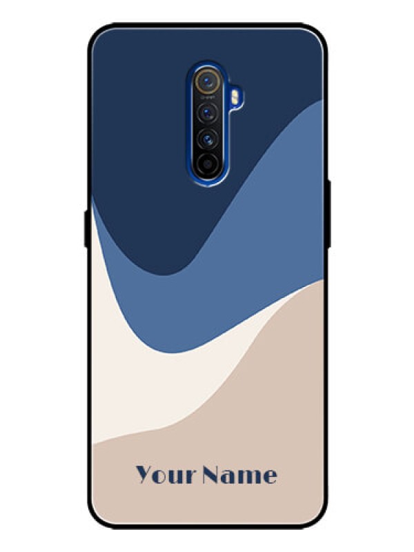 Custom Realme X2 Pro Custom Glass Phone Case - Abstract Drip Art Design