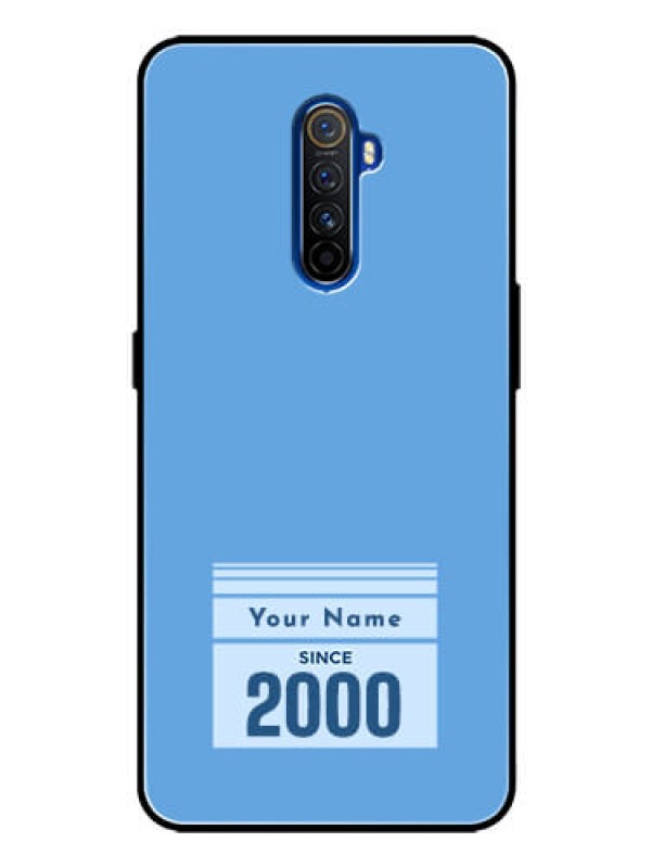 Custom Realme X2 Pro Custom Glass Mobile Case - Custom Year of birth Design