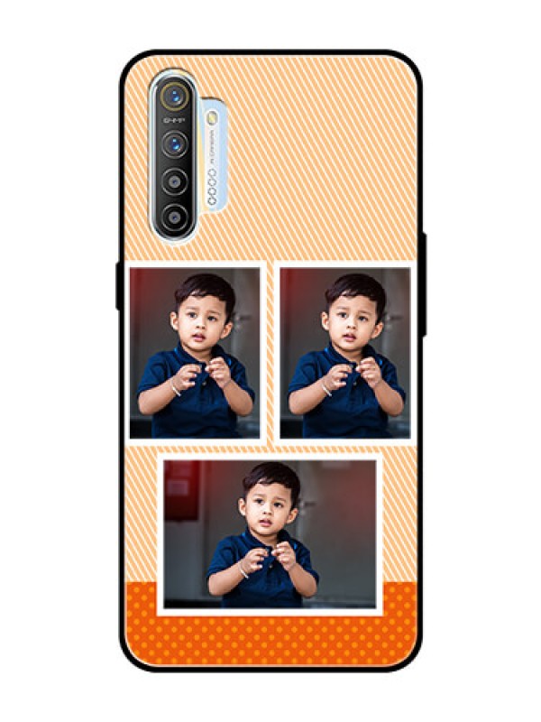 Custom Realme X2 Photo Printing on Glass Case  - Bulk Photos Upload Design