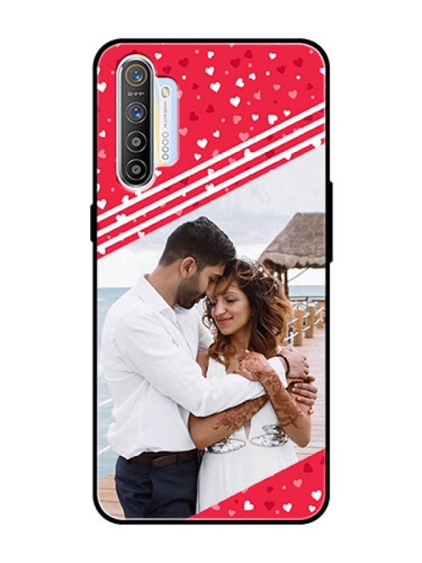 Custom Realme X2 Custom Glass Mobile Case  - Valentines Gift Design