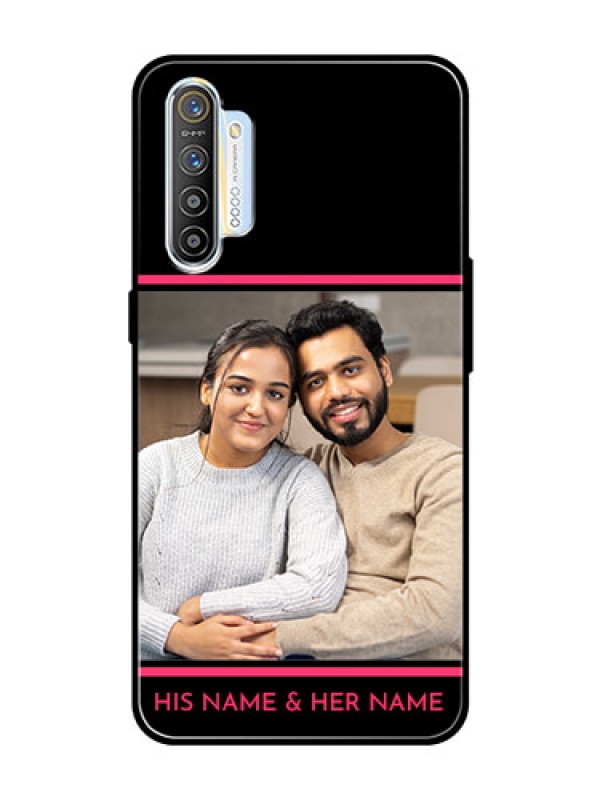 Custom Realme X2 Custom Glass Mobile Case  - with Add Text Design