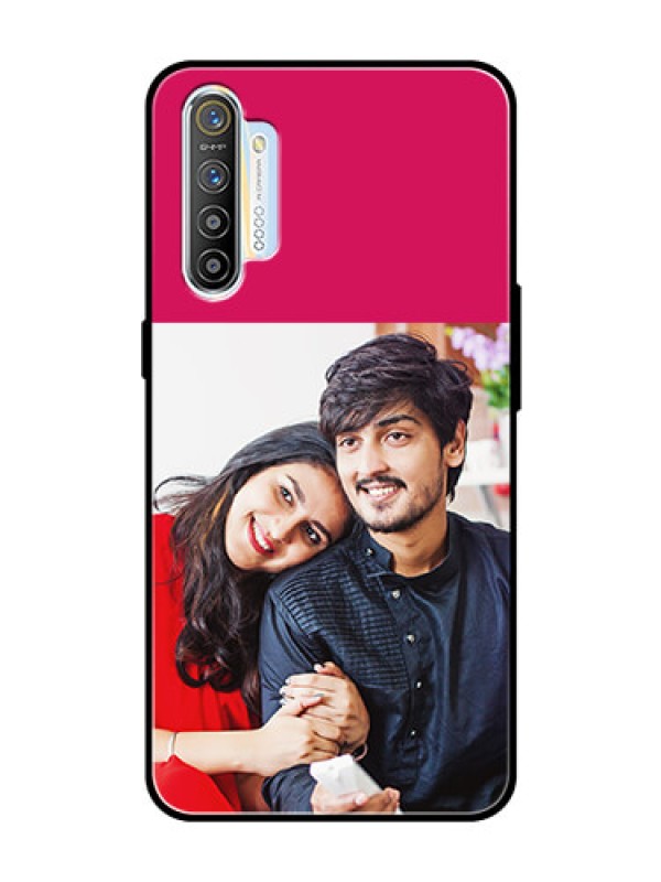 Custom Realme X2 Custom Glass Mobile Case  - Anniversary Cover Design
