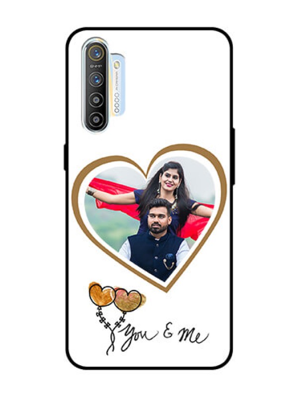 Custom Realme X2 Custom Glass Mobile Case  - You & Me Design