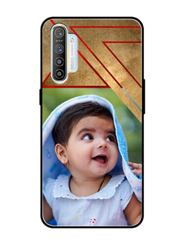 Custom Realme X2 Personalized Glass Phone Case  - Gradient Abstract Texture Design