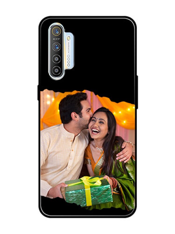 Custom Realme X2 Custom Glass Phone Case - Tear-off Design
