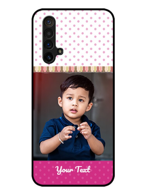 Custom Realme X3 Photo Printing on Glass Case - Cute Girls Cover Design