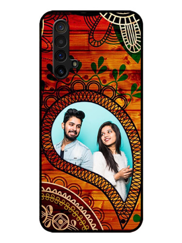 Custom Realme X3 Personalized Glass Phone Case - Abstract Colorful Design