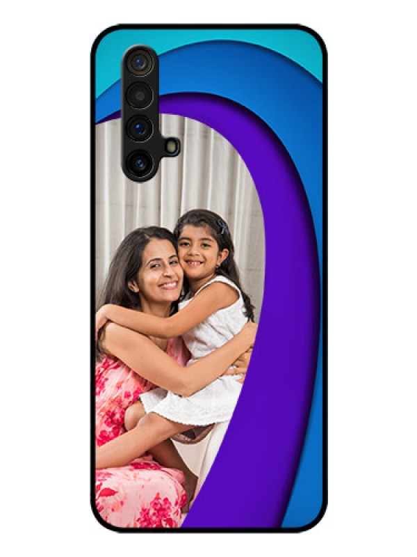Custom Realme X3 Photo Printing on Glass Case - Simple Pattern Design