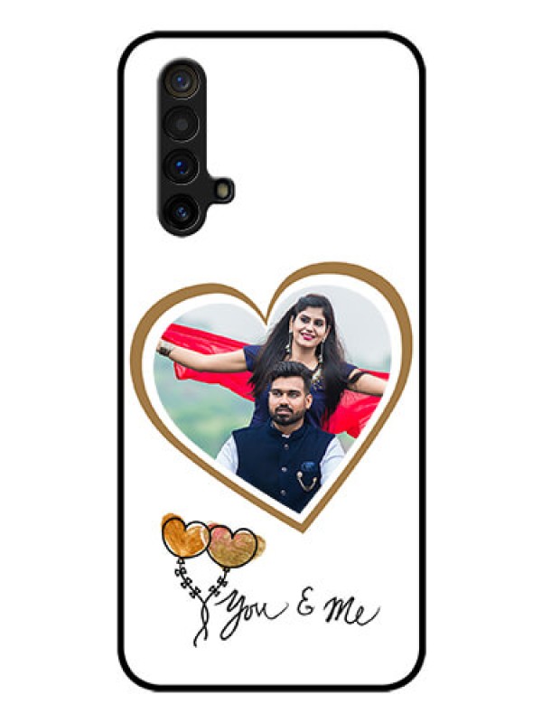 Custom Realme X3 Custom Glass Mobile Case - You & Me Design
