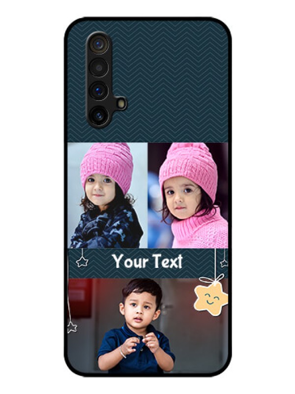 Custom Realme X3 Custom Glass Mobile Case - Hanging Stars Design