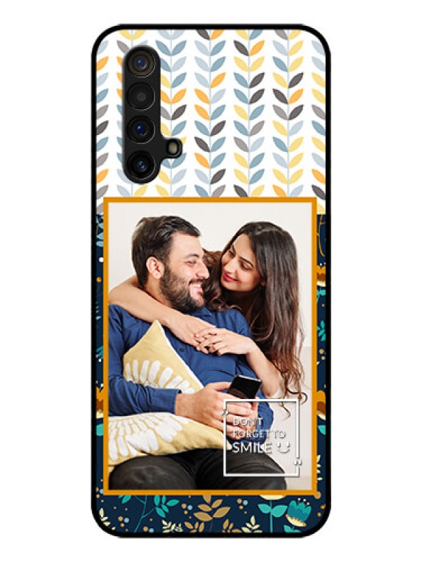 Custom Realme X3 Custom Glass Mobile Case - Pattern Design