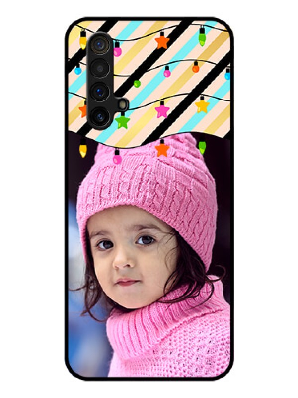 Custom Realme X3 Custom Glass Mobile Case - Lights Hanging Design