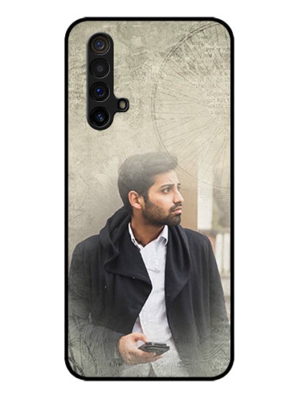 Custom Realme X3 Custom Glass Phone Case - with vintage design