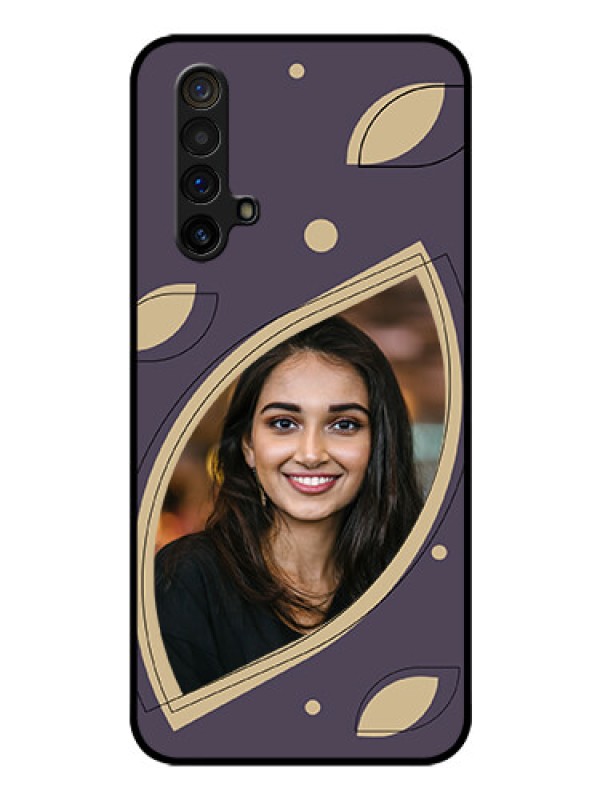 Custom Realme X3 Custom Glass Mobile Case - Falling Leaf Design