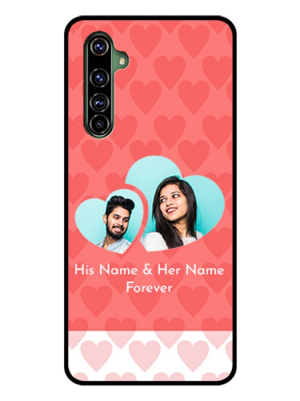 Custom Realme X50 Pro 5G Personalized Glass Phone Case - Couple Pic Upload Design