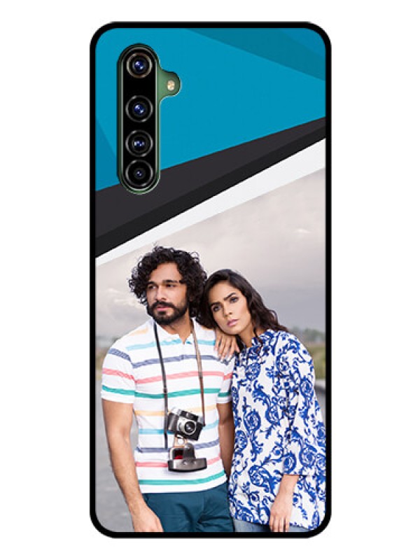 Custom Realme X50 Pro 5G Photo Printing on Glass Case - Simple Pattern Photo Upload Design