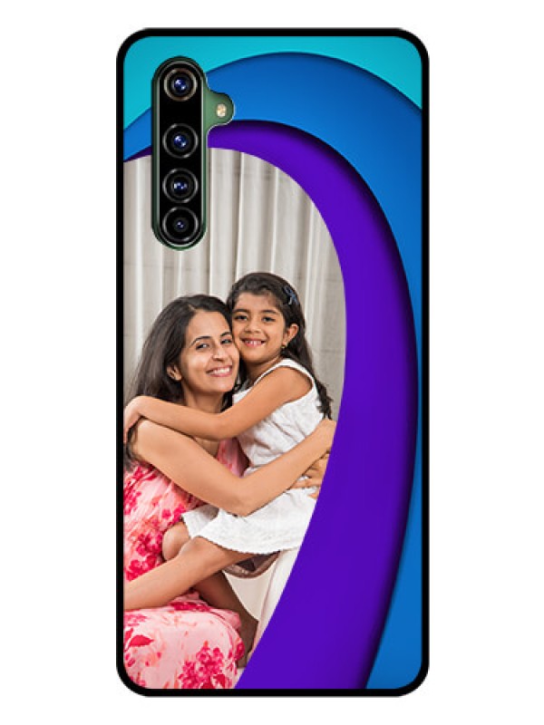 Custom Realme X50 Pro 5G Photo Printing on Glass Case - Simple Pattern Design