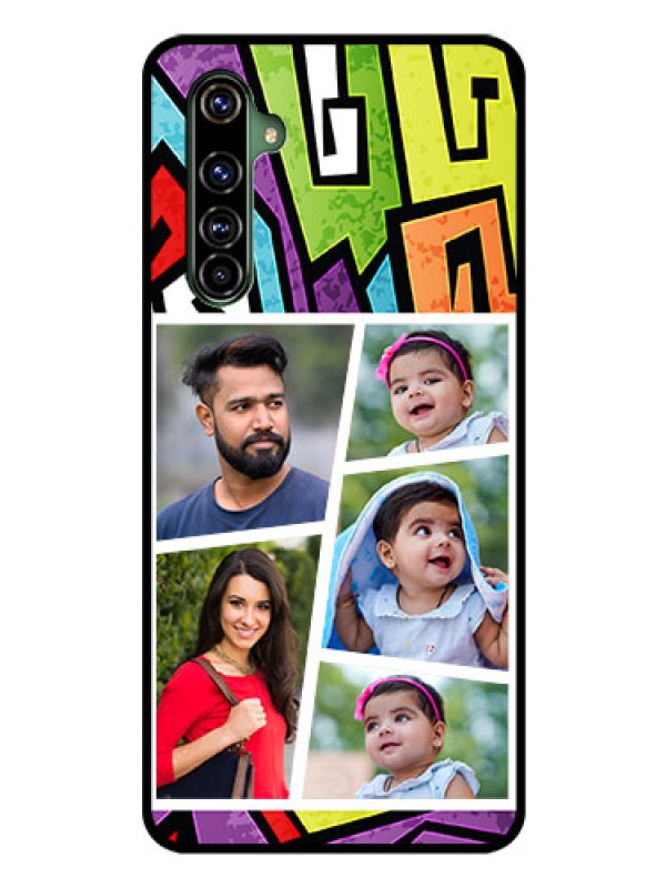 Custom Realme X50 Pro 5G Custom Glass Phone Case - Graffiti pattern Design