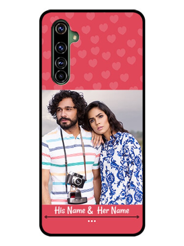 Custom Realme X50 Pro 5G Photo Printing on Glass Case - Simple Love Design