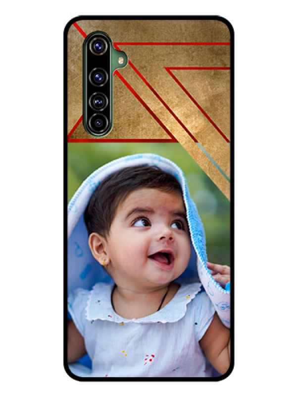 Custom Realme X50 Pro 5G Personalized Glass Phone Case - Gradient Abstract Texture Design