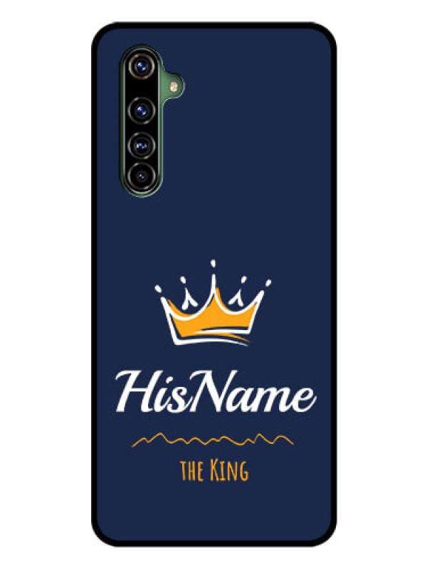 Custom Realme X50 Pro 5G Glass Phone Case King with Name