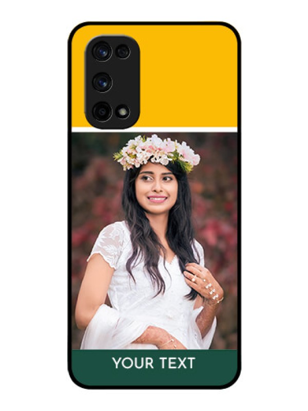 Custom Realme X7 Pro Photo Printing on Glass Case  - Love You Design