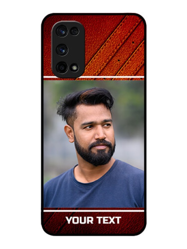 Custom Realme X7 Pro Personalized Glass Phone Case  - Leather Phone Case Design