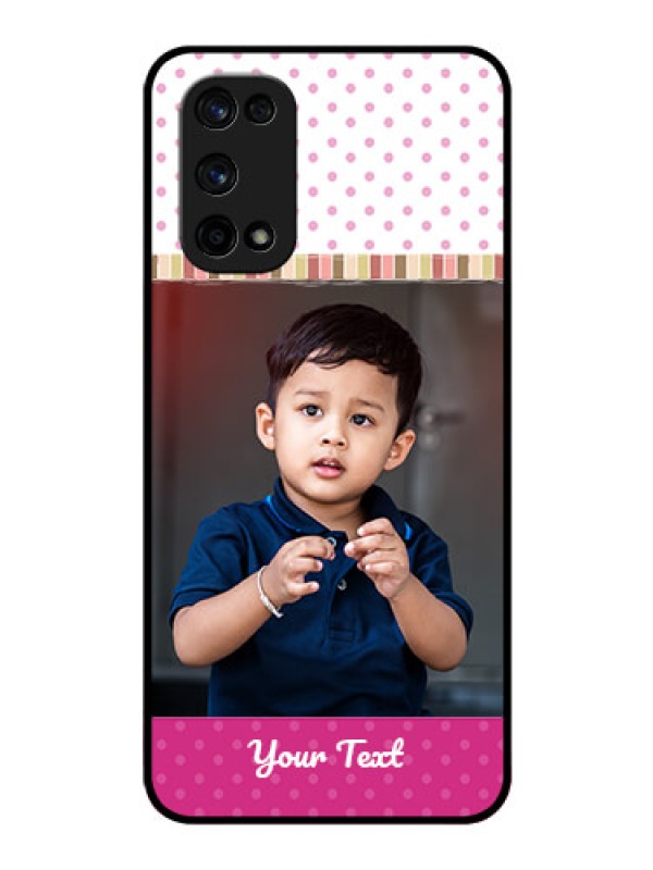Custom Realme X7 Pro Photo Printing on Glass Case  - Cute Girls Cover Design