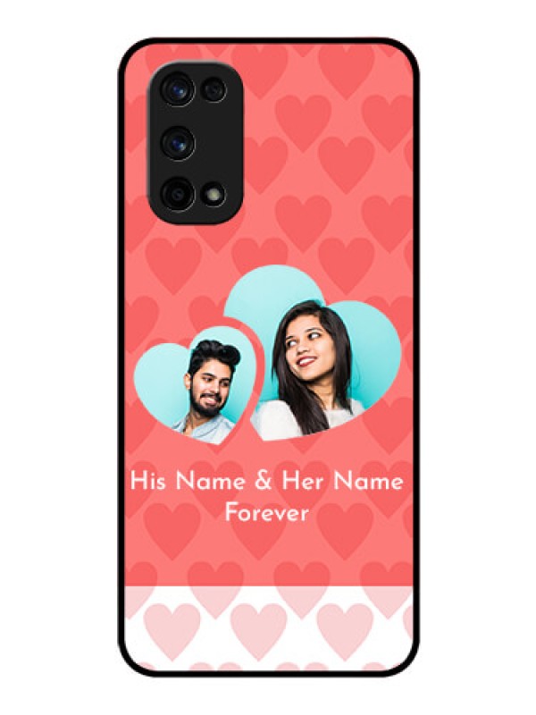Custom Realme X7 Pro Personalized Glass Phone Case  - Couple Pic Upload Design