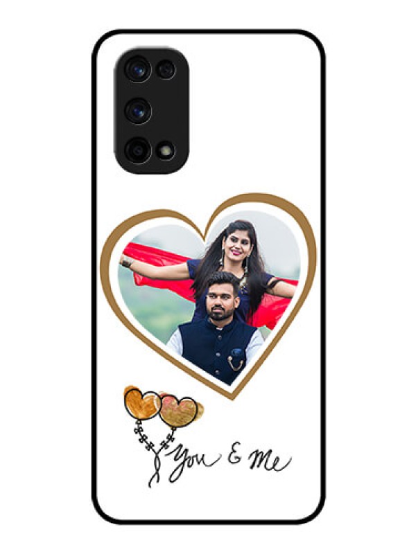 Custom Realme X7 Pro Custom Glass Mobile Case  - You & Me Design