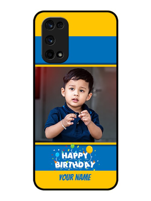 Custom Realme X7 Pro Custom Glass Mobile Case  - Birthday Wishes Design