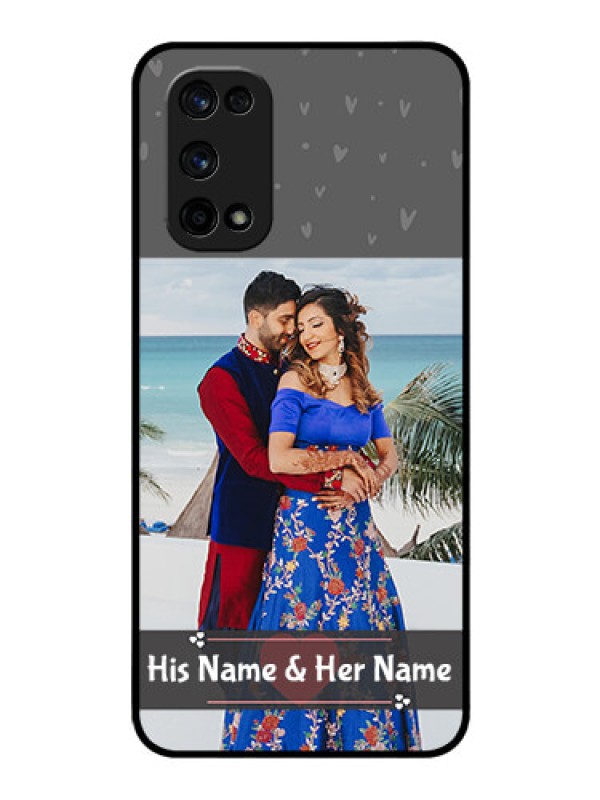 Custom Realme X7 Pro Custom Glass Mobile Case  - Buy Love Design with Photo Online