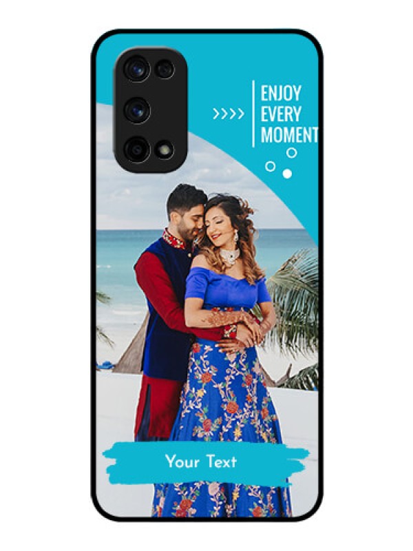 Custom Realme X7 Pro Custom Glass Mobile Case  - Happy Moment Design