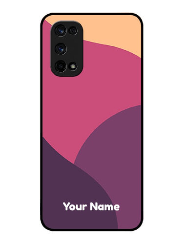 Custom Realme X7 Pro Custom Glass Phone Case - Mixed Multi-colour abstract art Design