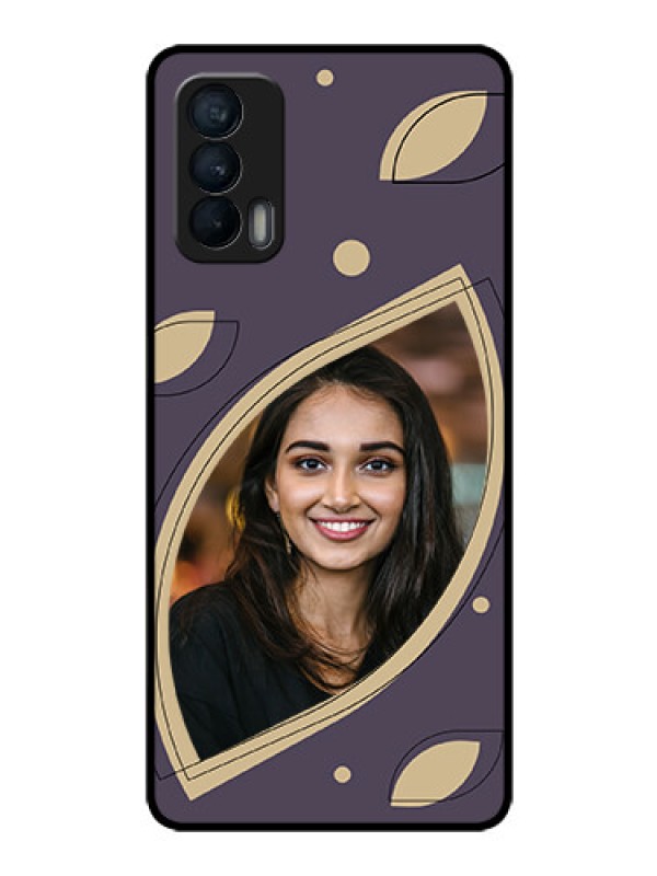 Custom Realme X7 Custom Glass Mobile Case - Falling Leaf Design