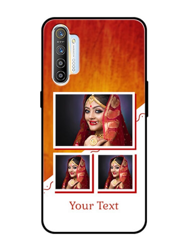 Custom Realme XT Custom Glass Phone Case  - Wedding Memories Design  
