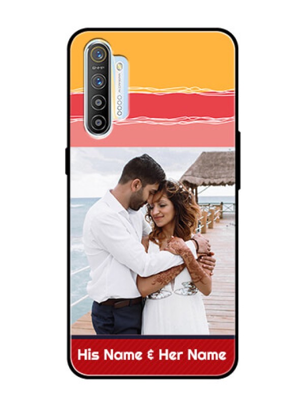 Custom Realme XT Custom Glass Mobile Case  - Colorful Case Design
