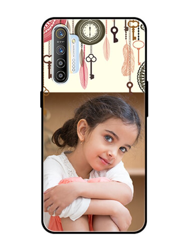 Custom Realme XT Custom Glass Mobile Case  - Boho Style Design
