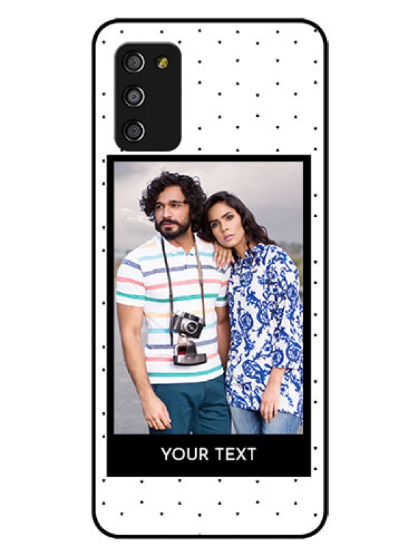 Custom Galaxy A03s Photo Printing on Glass Case - Premium Design