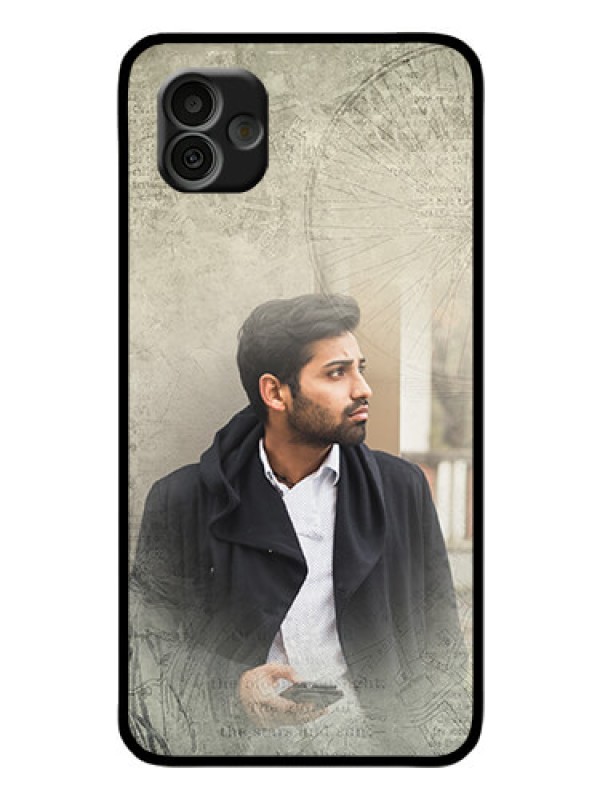 Custom Samsung Galaxy A04 Custom Glass Phone Case - with vintage design