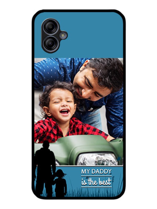 Custom Galaxy A04e Custom Glass Mobile Case - Best dad design