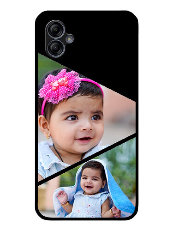 Custom Galaxy A04e Custom Glass Phone Case - Semi Cut Design