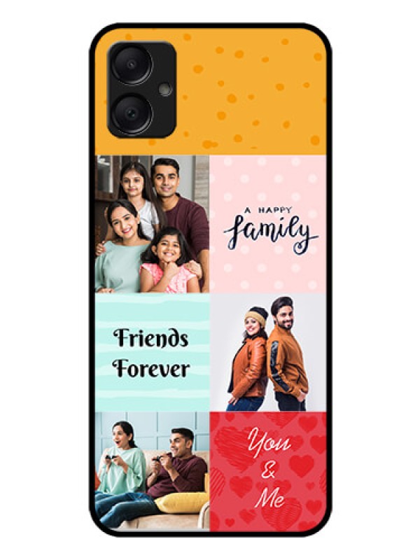 Custom Galaxy A05 Custom Glass Phone Case - Images With Quotes Design