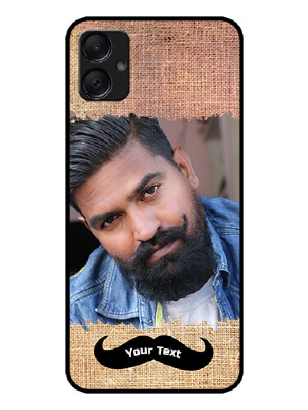Custom Galaxy A05 Custom Glass Phone Case - With Texture Design