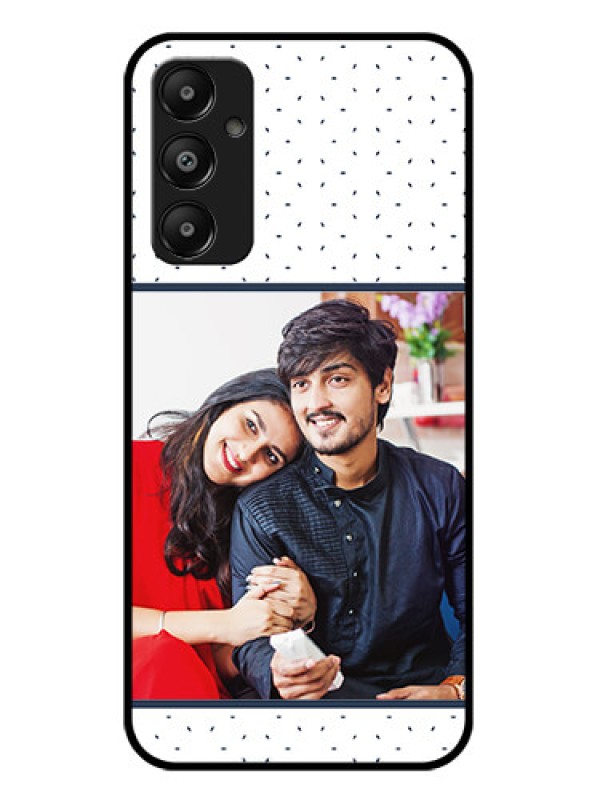 Custom Galaxy A05s Custom Glass Phone Case - Premium Dot Design