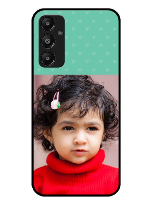 Custom Galaxy A05s Custom Glass Phone Case - Lovers Picture Design