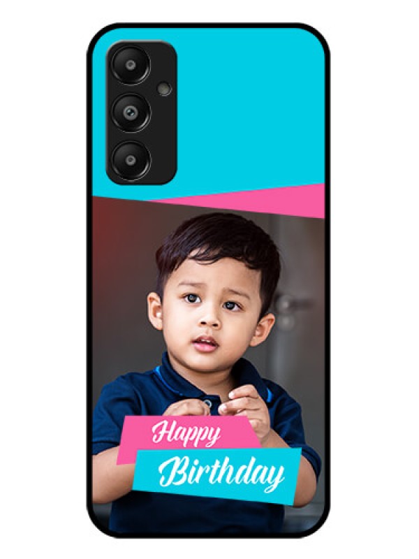Custom Galaxy A05s Custom Glass Phone Case - Image Holder With 2 Color Design