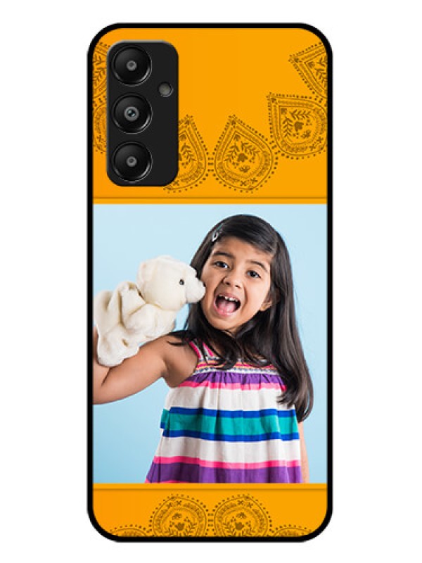 Custom Galaxy A05s Custom Glass Phone Case - Photo Wedding Design